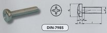 DIN 7985 CIL. KOP PHILL. VERZINKT