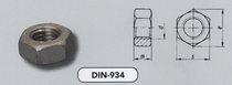 DIN 934 08 TZN ISO