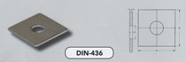 VIERKANTSLUITPLATEN DIN-436