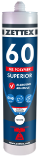 MS 60 Polymer Transparent 290 ml cartridge (VPE:  12 stuks)