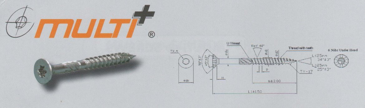 VERZ.-KOP-TORX-TTAP-ZINK