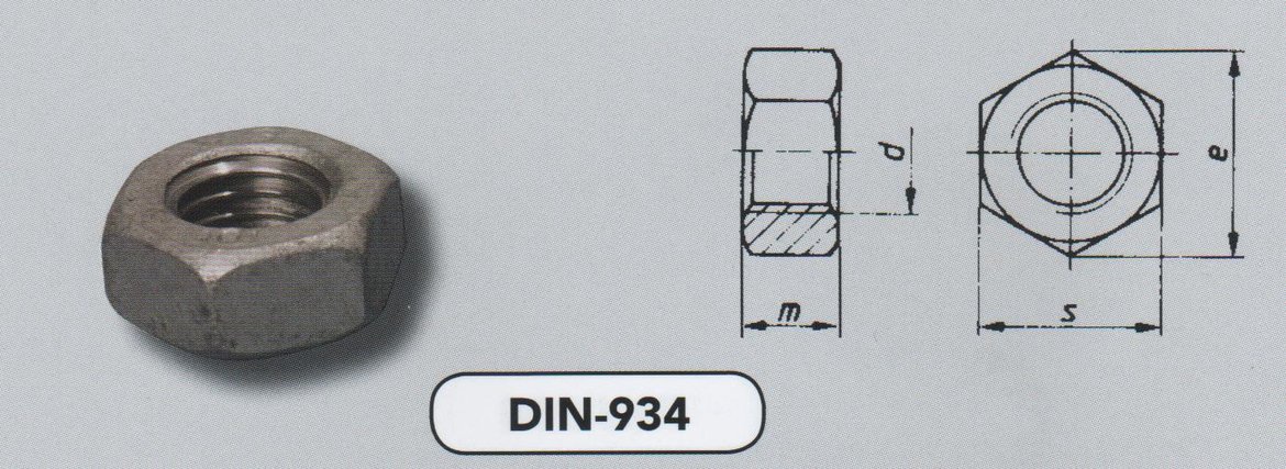 DIN-934-08-TZN-ISO