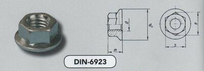 m  8 flensmoeren m/vertnd staal verzinkt (6923/8 VPE:200)