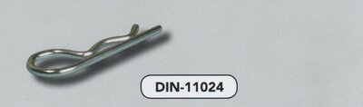  6 mm borgveren enkel staal verzinkt (11024 VPE:50)