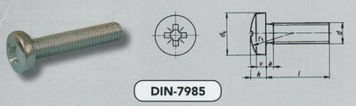 m  3X  6 PZ 1 metaalschr. ck pozi staal verzinkt (7985 VPE:200)