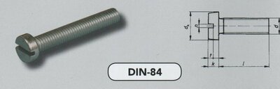 m  4x 25 metaalschroeven ck staal verzinkt (84 VPE:200)