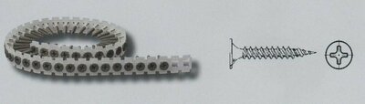  3,5x 25 snelbouwschroef fijn gefosf. Band 50 (VPE:1000)