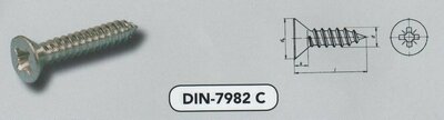  4,2X 32 PZ2 plaatschr. pvk pozi staal verzinkt (7982C VPE:200)