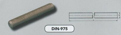 m  4x1000 draadstangen staal verzinkt (976-1/8.8 VPE:100)