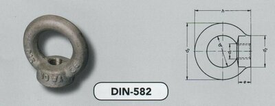 m 10 oogmoeren staal TZN-iso pass. (582-C15(1971-04) VPE:25)